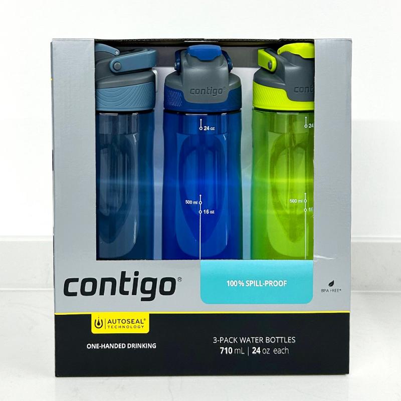 般贸美国 contigo康迪克 成人凉水杯 c款 710ml*3/组